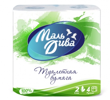 Туалетная бумага« МАЛЬ ДИВА ECONOM»